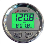 Chrome Digital GPS Speedometer with 3 Backlight Colors & Resettable Odometer (Silver)