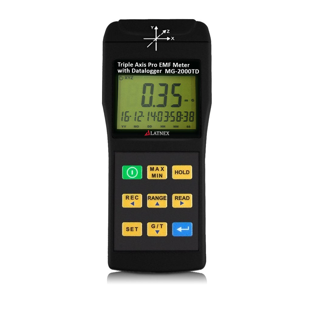 MG-2000TD: Triple Axis Pro EMF Meter with Datalogger