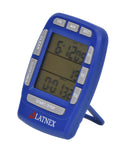Blue Digital LCD 3 Channel Timer - Side View
